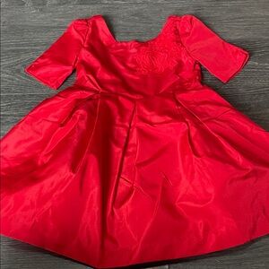 Janie and Jack Red Formal Kids Dress
